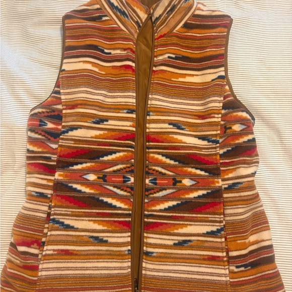 Ariat Women's Jacket in Red, Orange, and Brown - Picture 2 of 4